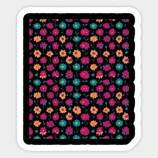 Floral Pattern Design Sticker